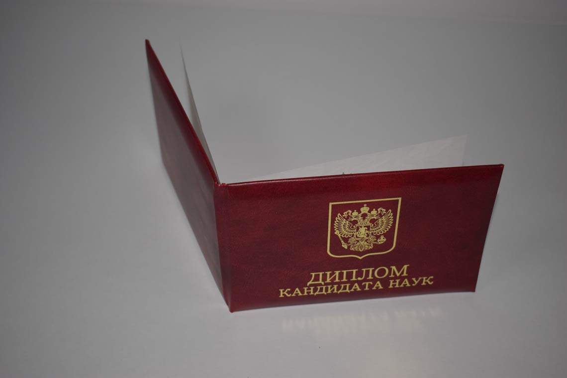 Диплом Кандидата Наук 2001-2012 в Петропавловск-Камчатском корка